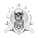 scroll "Loyalty In it to the END No matter WHAT the end may Be" tattoo design idea