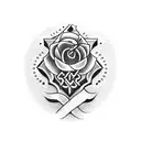 scroll "Loyalty In it to the END No matter WHAT the end may Be" tattoo design idea