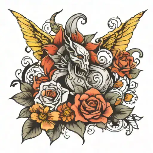 M.L. Signature tattoo design idea