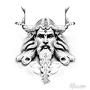 Greek God Zeus tattoo design idea