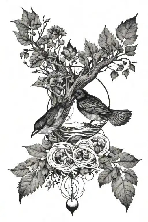 Holocene - Bon Iver album inspired tattoo design idea