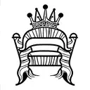 throne with a broken crown tattoo design idea