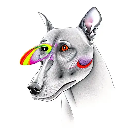 Xoloitzcuintle tattoo design idea