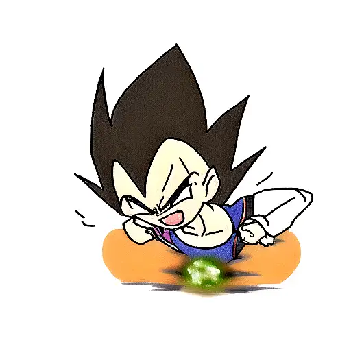 Vegeta  tattoo design idea
