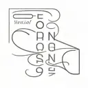vertical script " change is the only constant" on spine  tattoo design idea