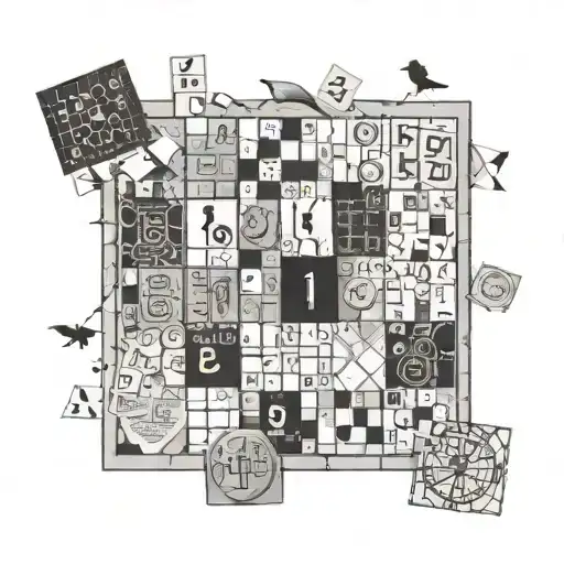 sudoku, newspaper, walking, wagon wheel chocolate, mechanic, love, Grandad, diabetes, rummikub, Bird  tattoo design idea