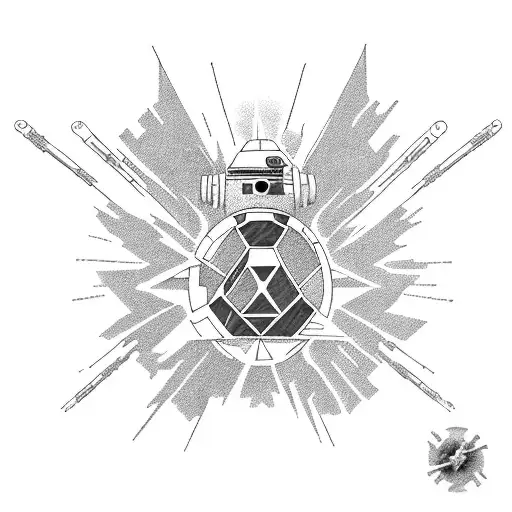 star wars x-wing for forearm tattoo design idea