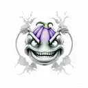 oogie boogie tattoo design idea