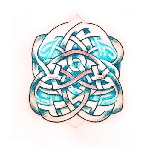 a celtic knot tattoo design idea