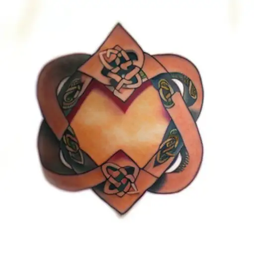 a celtic knot tattoo design idea