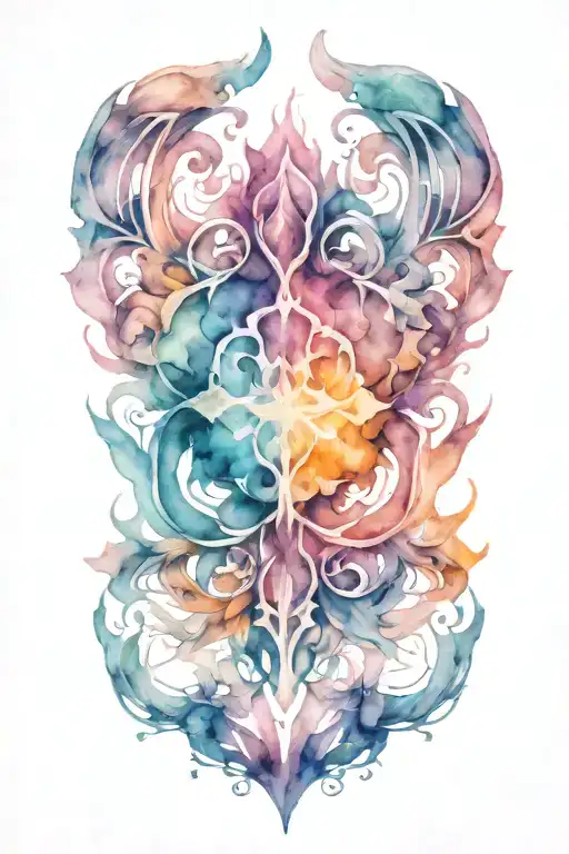 mystery tattoo design idea