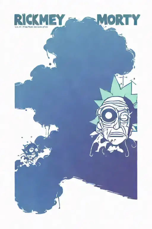 rick and morty developer tattoo design idea