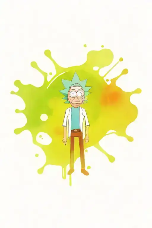 rick an morty stuff going tattoo design idea
