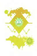 rick and morty lsd   tattoo design idea