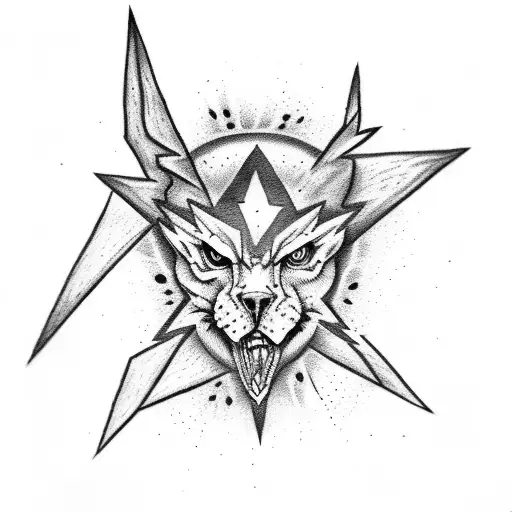 Lightning Bolt tattoo design idea