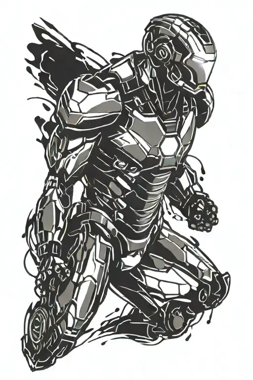 Ironman triathlon logo tattoo design idea