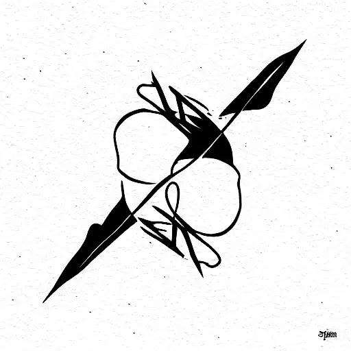 and the balance seems serene tattoo design idea