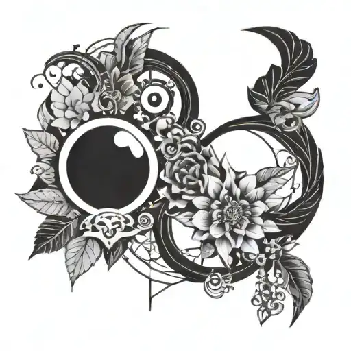 Combine Kpop symbols with fantasy elements in a unique tattoo design tattoo design idea