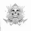 not worthy tattoo design idea