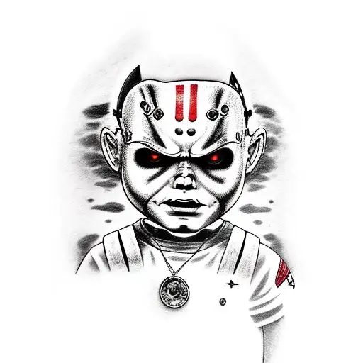 Jason Friday 13th, chucky, scream, Michael myers tattoo design idea