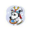 dog cookie tattoo design idea