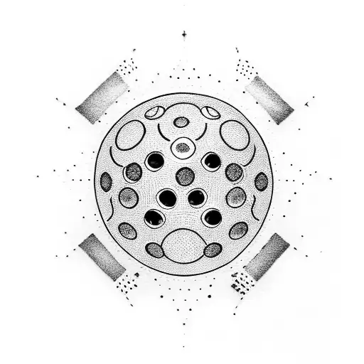 8 Ball tattoo design idea