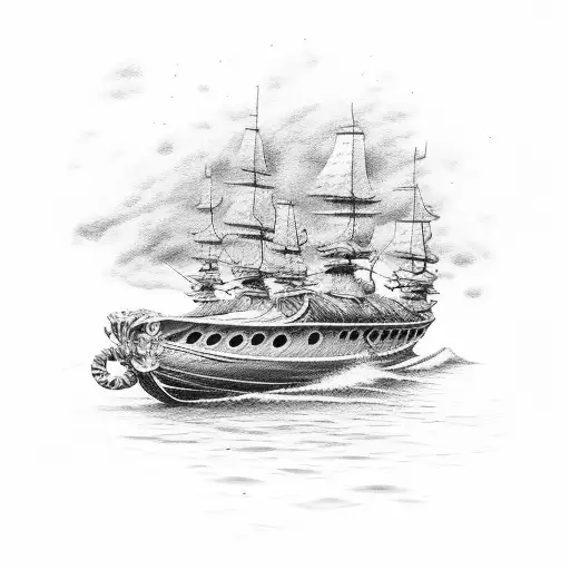 who's gonna carry the boats tattoo design idea