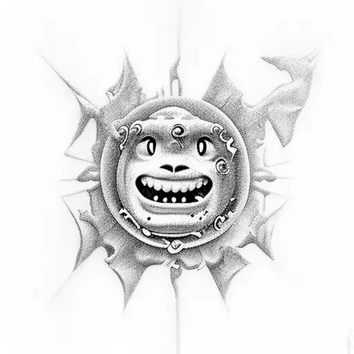 deep iceberg that shows happiness but it's build from discipline, hard work and relationship with God tattoo design idea