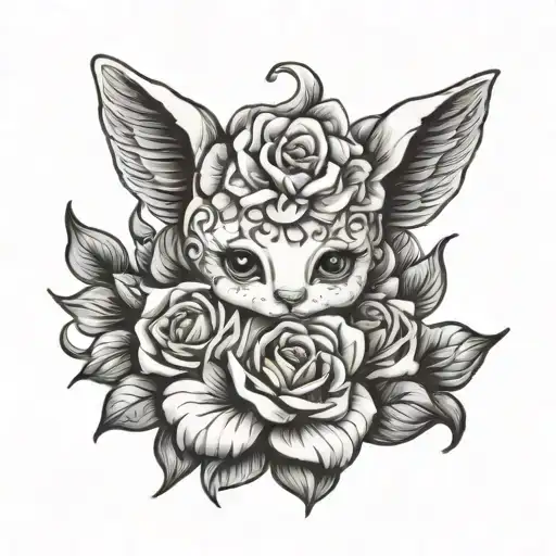 newborn baby tattoo design idea