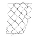 Minimalistic snakeskin pattern with small scales tattoo design idea