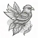 feather feather bird bird bird tattoo design idea