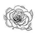 Rosa com cobra tattoo design idea