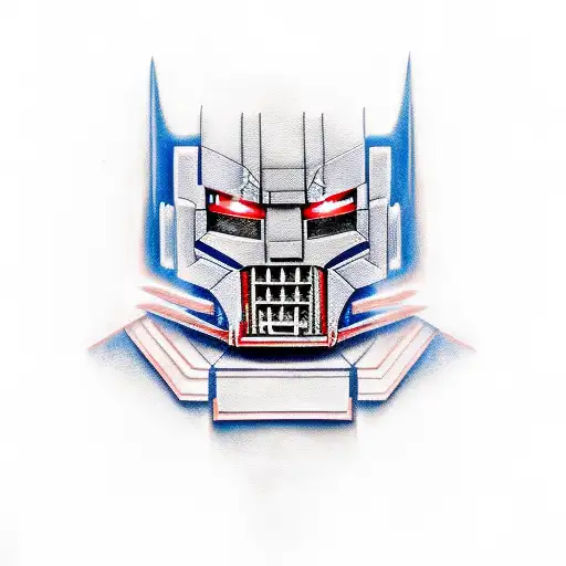 optimus prime tattoo design idea