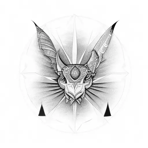 Turkish eye tattoo design idea