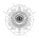 Turkish eye tattoo design idea