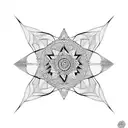 Turkish eye tattoo design idea