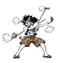 Luffy tattoo design idea