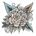 anxiety mental health tattoo design idea