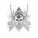 air force chief headress  tattoo design idea