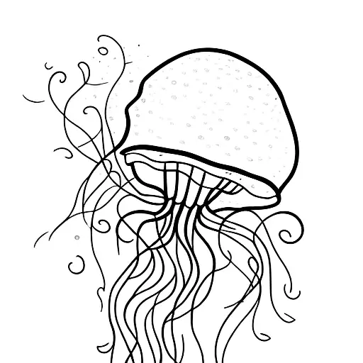 Elise Katherine Tattoo on Instagram: “Jellyfish from my flash ✨ .  #finelinetattoo #wilmingtonnctattoos #wilming… | Tattoos, Female tattoo  artists, Jellyfish tattoo