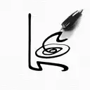 please create a small design to go around a signature as a tribute to my father who loved plants, pink floyd. keep it sm tattoo design idea