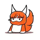 ginger wolf tattoo design idea