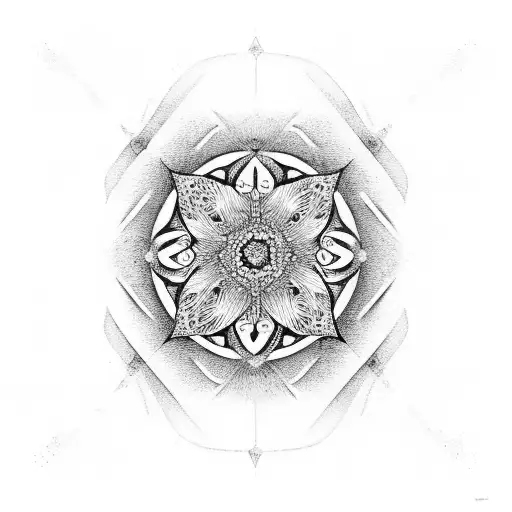  rippling water tattoo design idea