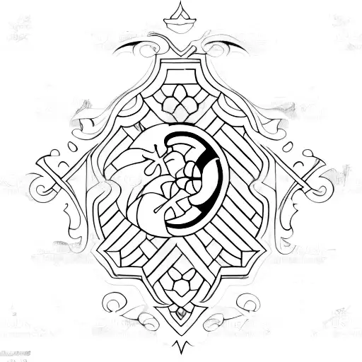 An artistic tattoo design combining elements of Italy, Brazil, and England, representing the client's multicultural background and passion for these countries. tattoo design idea