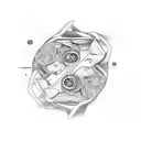 money hardwork tattoo design idea