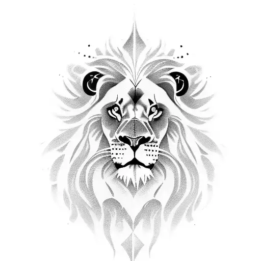 lion, jesus tattoo design idea
