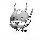 Erik from animal crossing  tattoo design idea