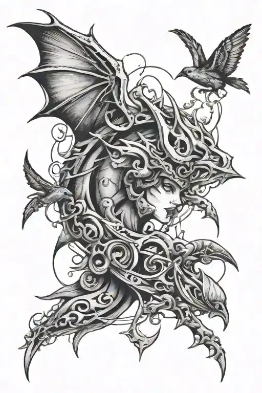 risk taker tattoo design idea