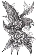 risk taker tattoo design idea