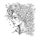 I am disappointed in love, I feel very depressed. tattoo design idea